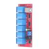 6 Channel USB Relay Module Modes Adjustable HID Drive Free USB Relay Board for Home Farm 24V