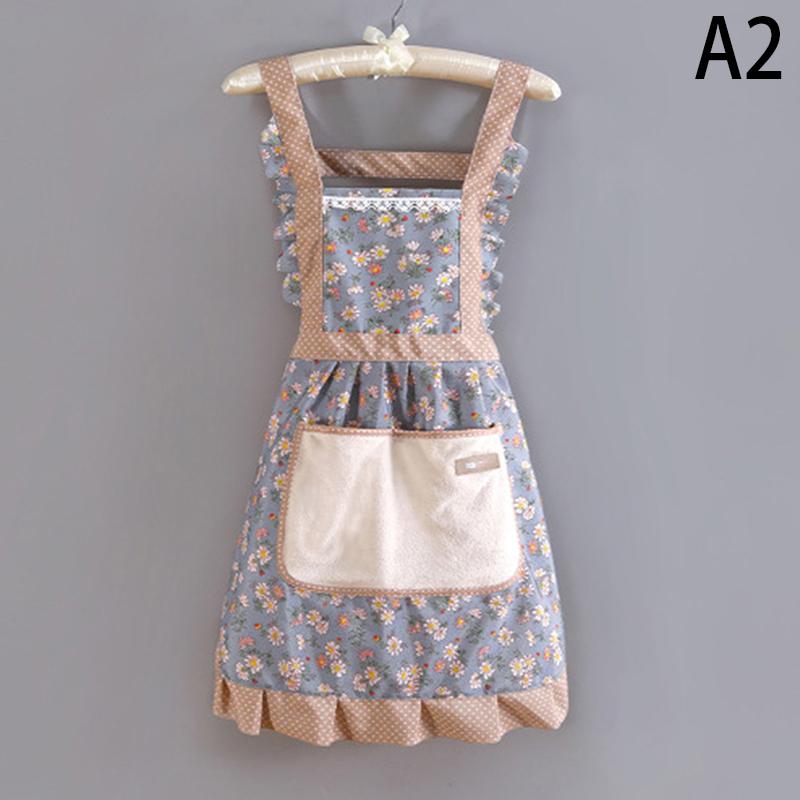 Хлопковый холст с цветочным принтом для женщин, кухонный маслостойкий фартук с карманами и регулируемым поясом, водонепроницаемый фартук без рукавов