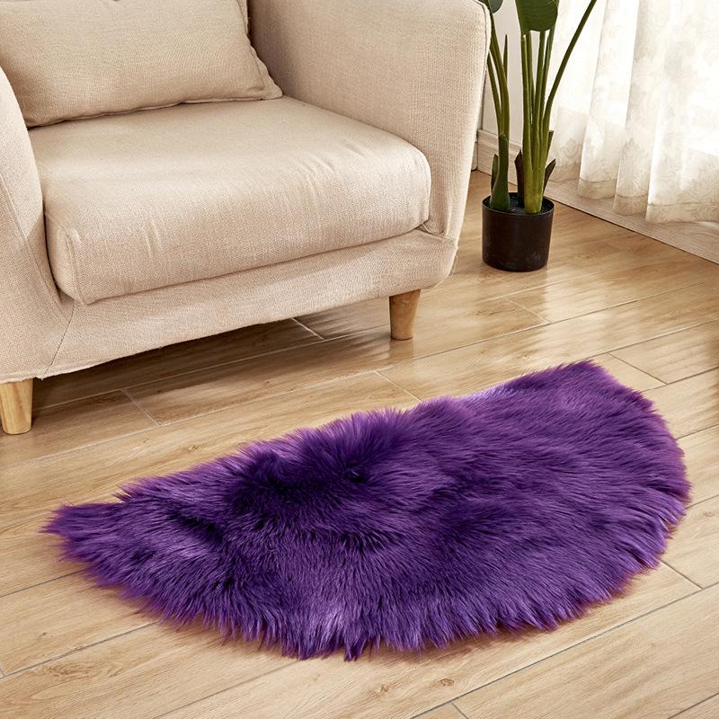 Semi-Circular Door Mat & Chair Cushion for Home - Cold Protection Floor Mat for Living Room, Bedroom, and More