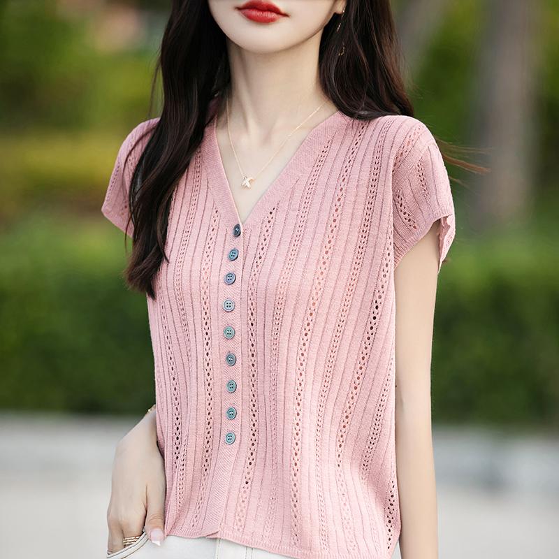 Женский легкий кардиган из 50% шерсти и 50% шелка Mulberry — универсальный трикотаж на все 4 сезона для комфорта и стиля в любое время года