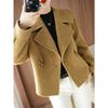 Fashion Women's Woolen Coat Short Warm Long Sleeve Jacket