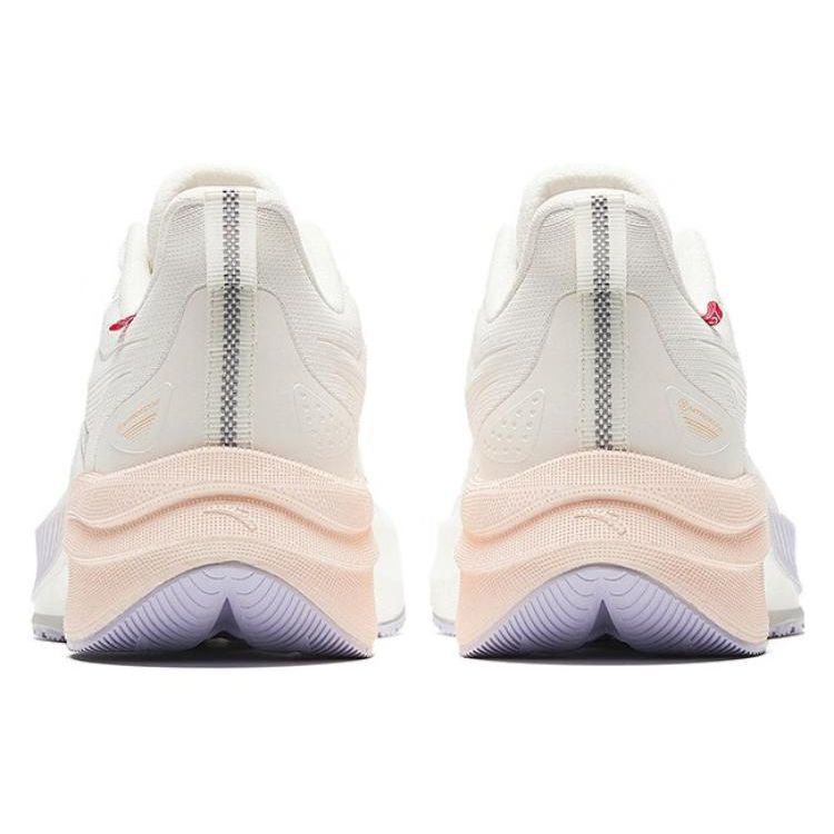 Anta Comfortable Shock Absorbing Durable Low Top Running Shoes Women Sneakers Silver 122345523-1