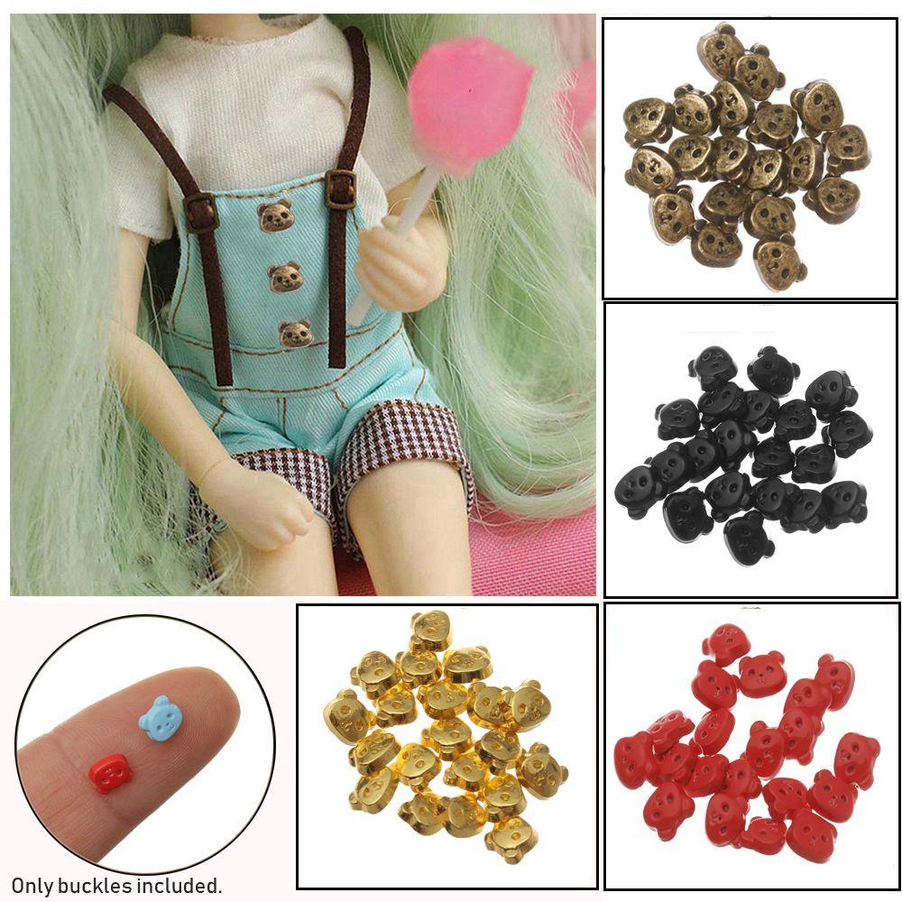 Украшение кукольных домиков, миниатюрная одежда, швейная пряжка, кукольная одежда «сделай сам», металлические пряжки, мини-кнопки