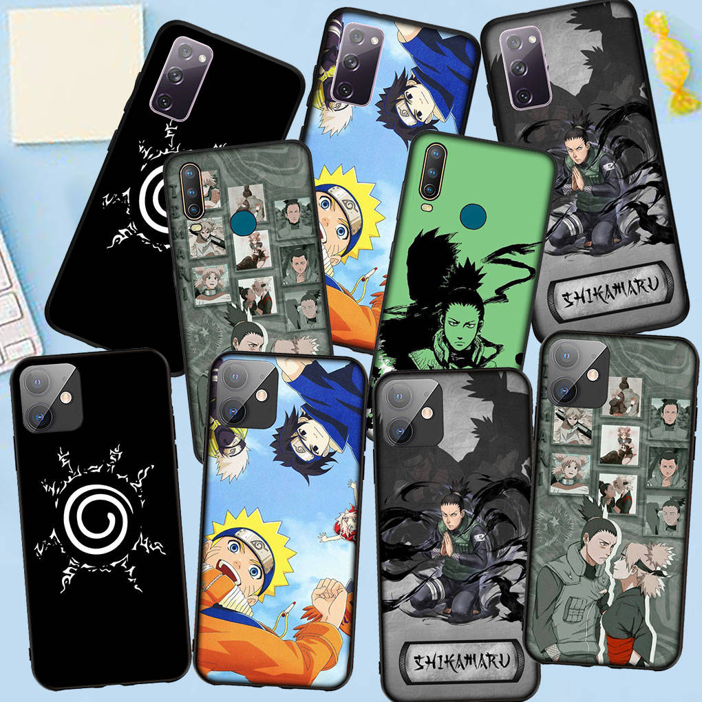 Чехол для телефона Samsung Galaxy S25 S24 S23 iPhone 16 15 Redmi Note 14 13 12 16E 8 9 X 11 Pro Max XR OPPO Moto Huawei Nara Shikamaru Comics Naruto Cover