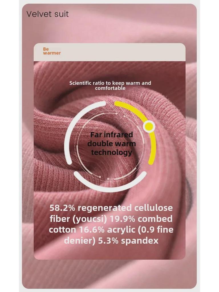 Мужской комплект термобелья из немецкого бархата — утепленный для осени/зимы с увлажняющей гиалуроновой кислотой, в комплект входит верх и низ.