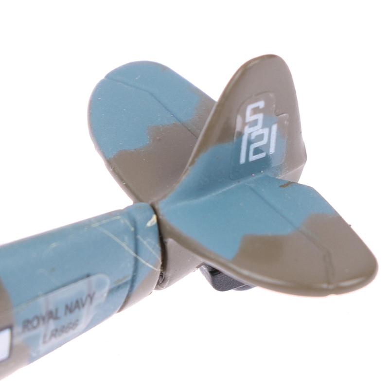 Doll House Mini Alloy Assembly Airplane Model Photo Scene Decoration Assembly Toys