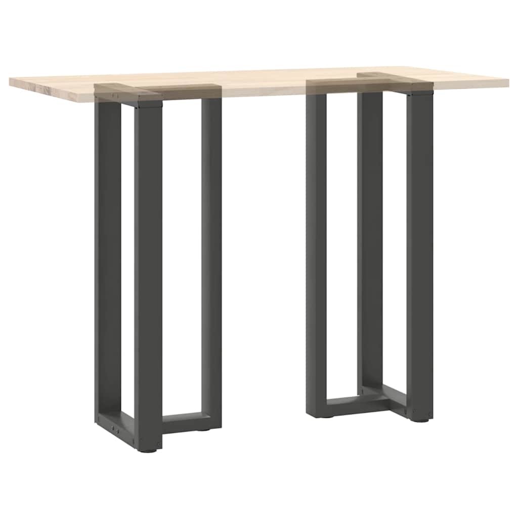 Vidaxl Nogi Do Stołu Barowego, 2 Szt., Antracyt, 40X35X(110-111) Cm