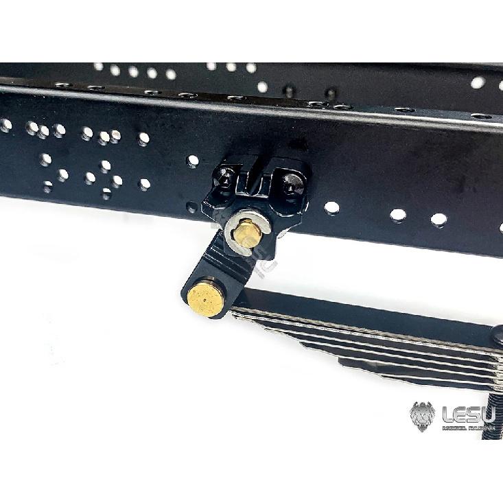 LESU metal simulation power front axle leaf spring front suspension X-8011 suitable for Tamiya 1/14 RC truck upgrade parts