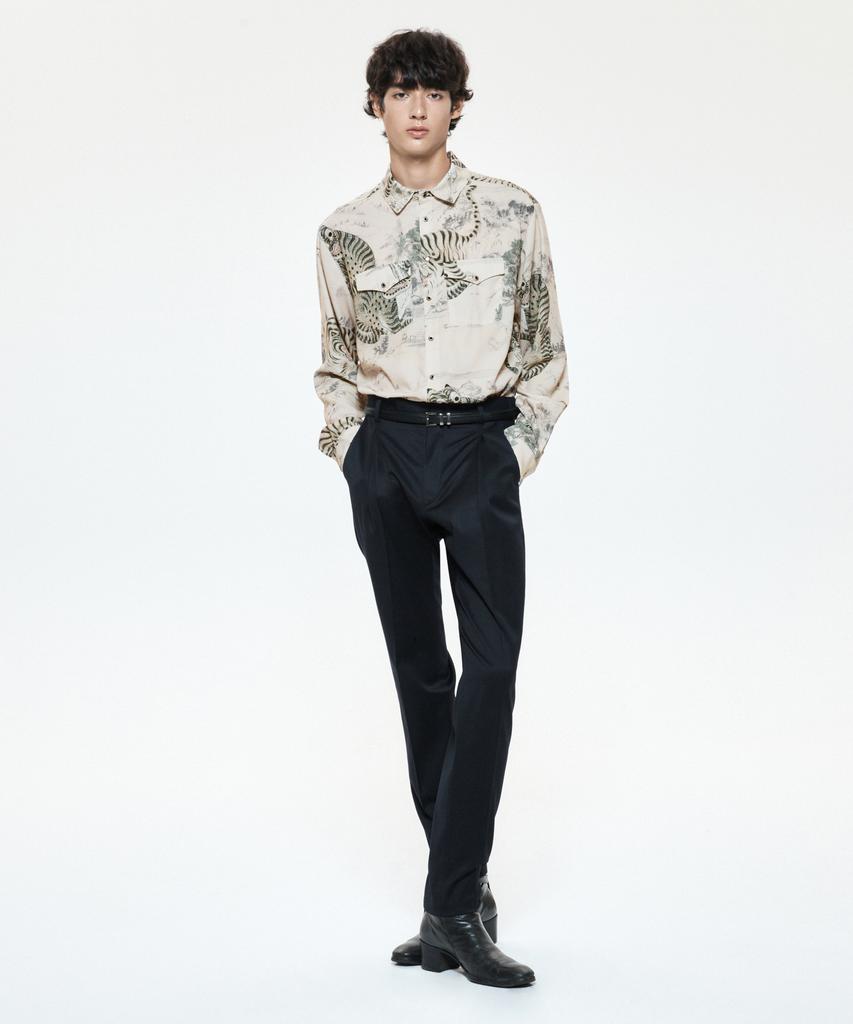 UNTAGE Minhwa Print Western Shirt (Unisex)_Uts-Fs63