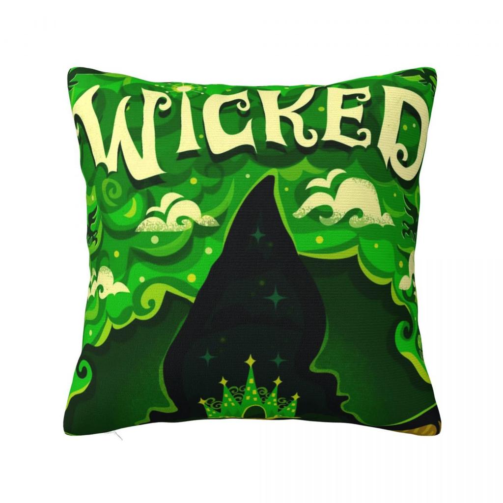 Wicked Musical Pillow Cover Square Pillow Case Cushion Cover Fashion Printed Pillowcases For Sofa Car Home Decor