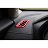 Для Nissan Sentra Sylphy -2024 Глянцевая Красная Накладка на Панель L&R AC Вентиляционное Отверстие Кондиционера