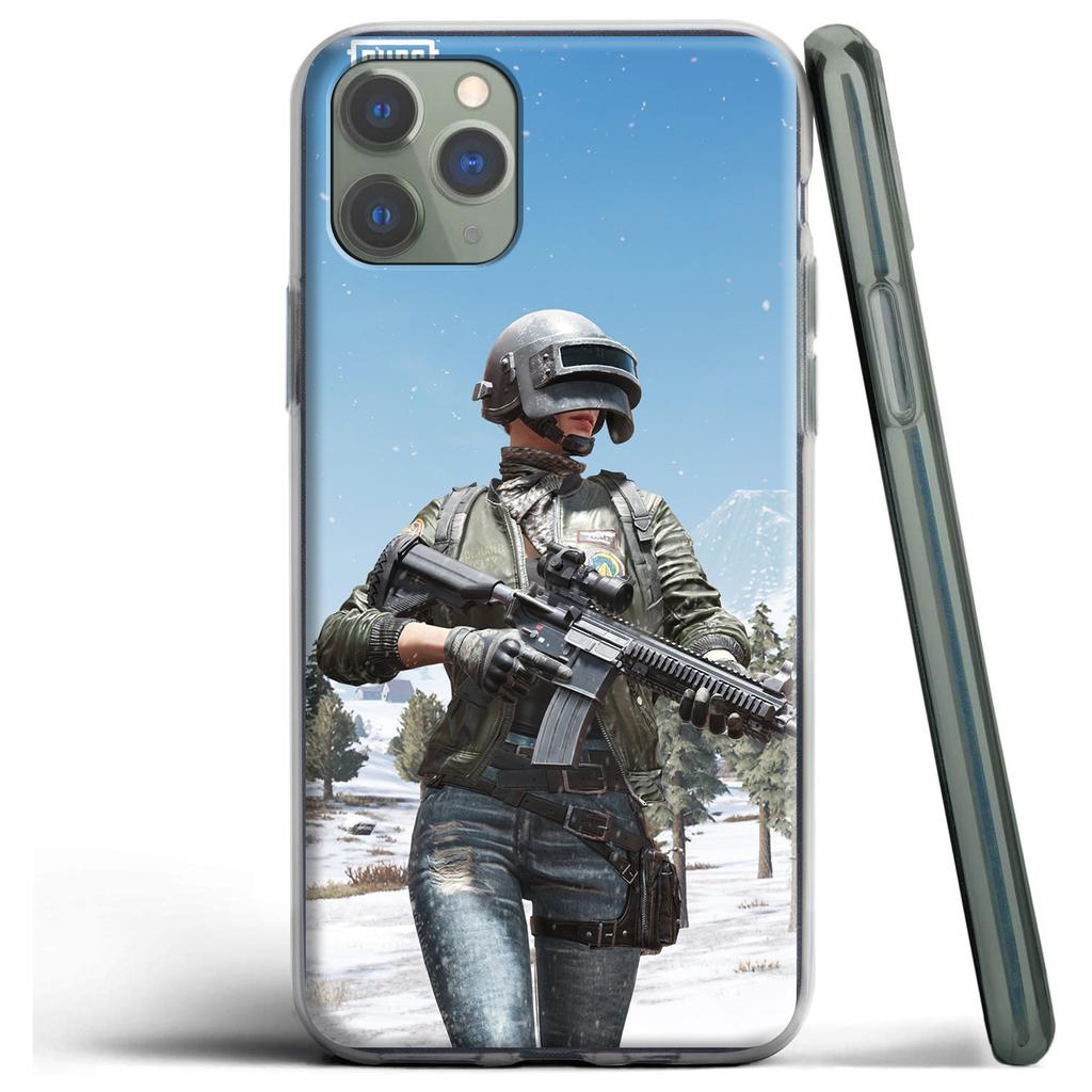 Силиконовый чехол PUBG для Apple iPhone 12 13 Mini 11 Pro SE XS X XR Max 8 7 6S 6 Plus 5S