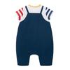 Короткие Все короткие Сделано в Baby Baby Navy Blue [MIKI HOUSE] Комбинезон, Рукава, Длина 3/4, Край, Медведь, Япония, Мальчики, Младенцы, Дети, Одежда, Детская