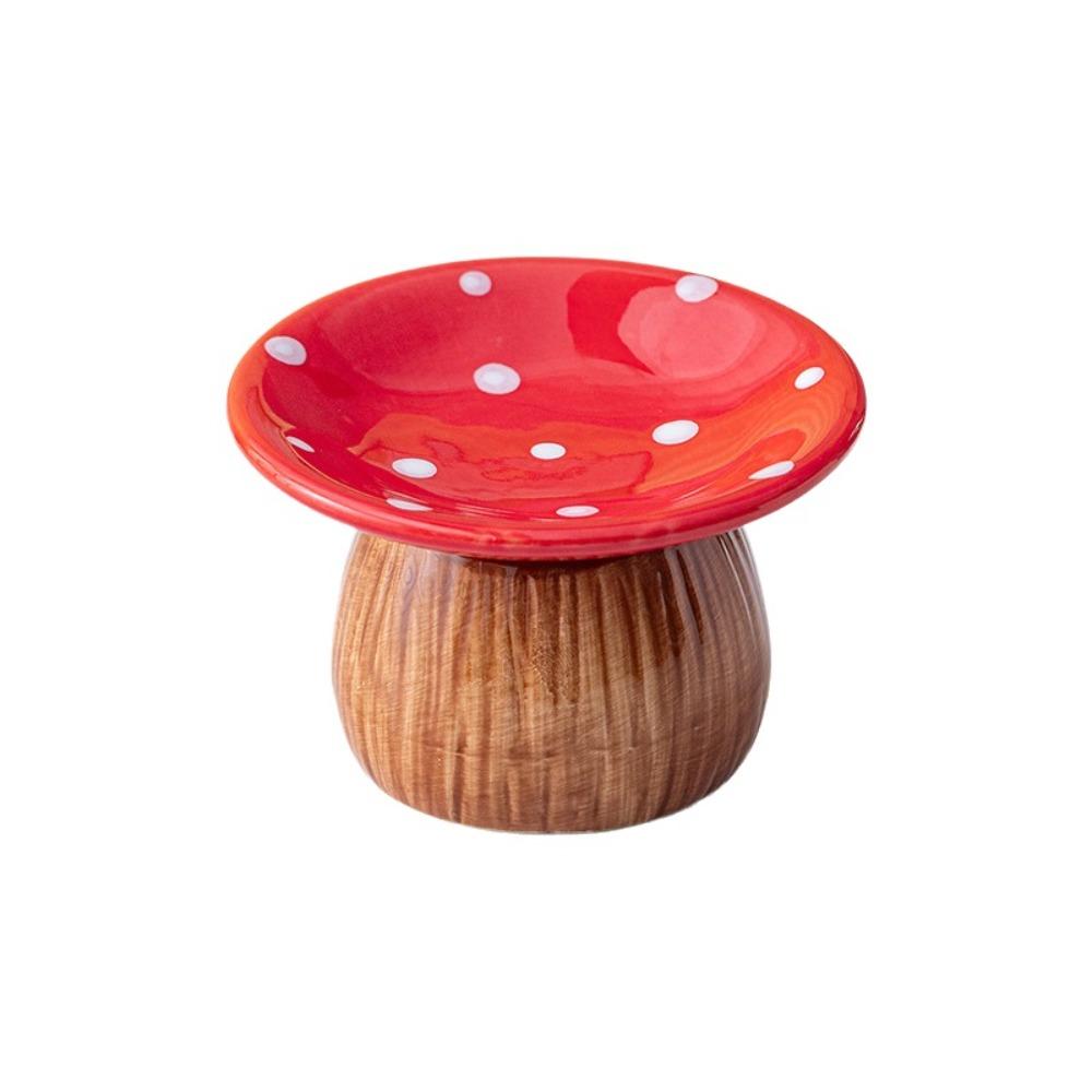 Mushroom Shape Mushroom Storage Tray Detachable Jewelry Organizer Cute Ceramic Key Catchall  Phone
