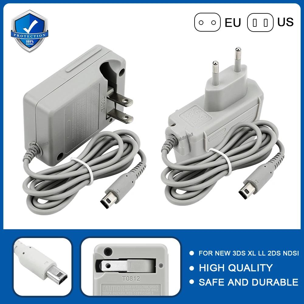 EU US Plug 100-240V Домашний Дорожный Настенный Блок Питания AC Адаптер Зарядное Устройство для NEW 3DS XL/2DS XL/3DS XL LL/3DS/2DS/NDSI/NDSI XL