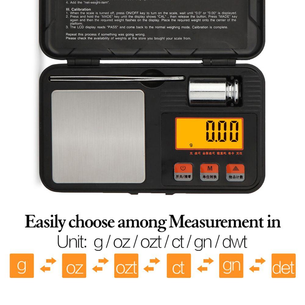 Mini Jewelry Scale Electronic Balance Electronic Scales Digital Scales 0.001g 50g/0.01g 200g