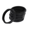 Perfk 5 Pieces Microphone Slip Microphone Protection Ring Microphone Accessories 3 Colors Black -