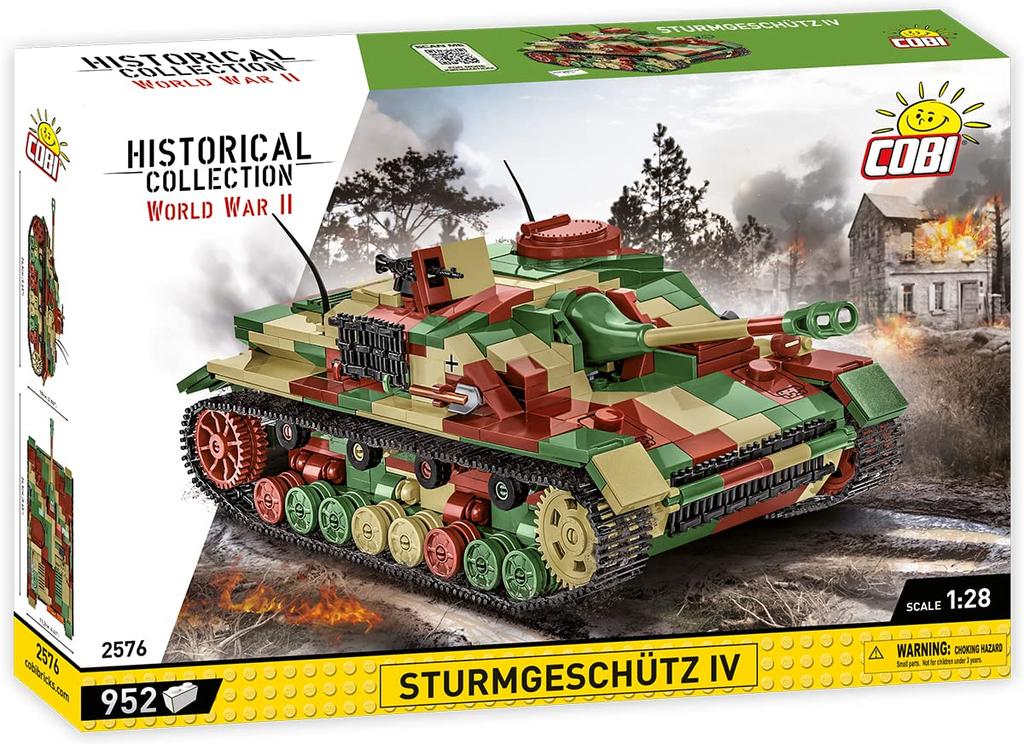 Cobi Historical Collection #2576 StuG IV (German Army) 128 Scale