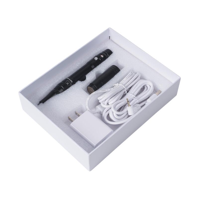 Многофункциональная перезаряжаемая машинка для ПМ для бровей, губ, подводки для глаз: Микроблейдинг и растушевка с питанием от аккумулятора