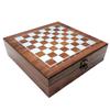 4-IN-1 Chess Set Kids Adults Chess Board Game for Playing Chess Cards Dices Dotted Tiles