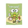 Keroppi Flannel Blankets Anime  Fashion Throw Blankets for Home 125*100cm Bedspread,