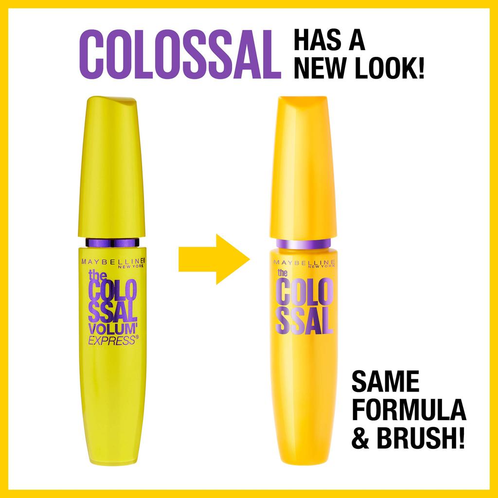 Тушь для ресниц Maybelline Volum'Express The Colossal Glam Black