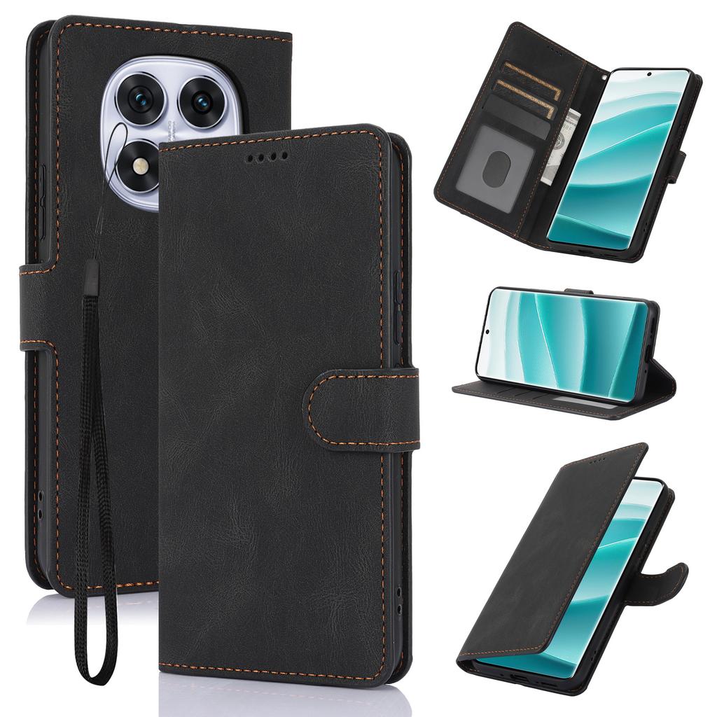For Xiaomi Redmi Note 14 Pro 4G Case PU Leather Phone Cover with Wallet Stand