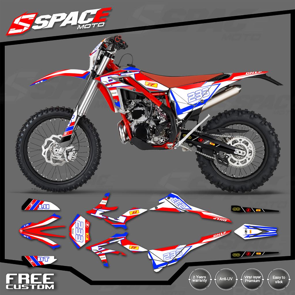 SPACE Индивидуальная графика для мотоцикла Фон Наклейка для Beta 250 300 Xtrainer 2015 2016 2017 2018 2019 Наборы наклеек для эндуро 01