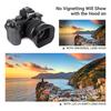 Квадратная бленда JJC для Nikon Z 40mm f/2 (SE) Объектив Nikon NIKKOR Z 26mmf/2.8 Совместим с камерами ZF Z5 Z50 Z7 Z6 Z9 Z8 Z7II