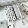 НОВЫЙ Модный Простой Пенал в Горошек Большой Вместимости Студенческая Пенальная Сумка Дорожная Косметичка Сумка для Хранения