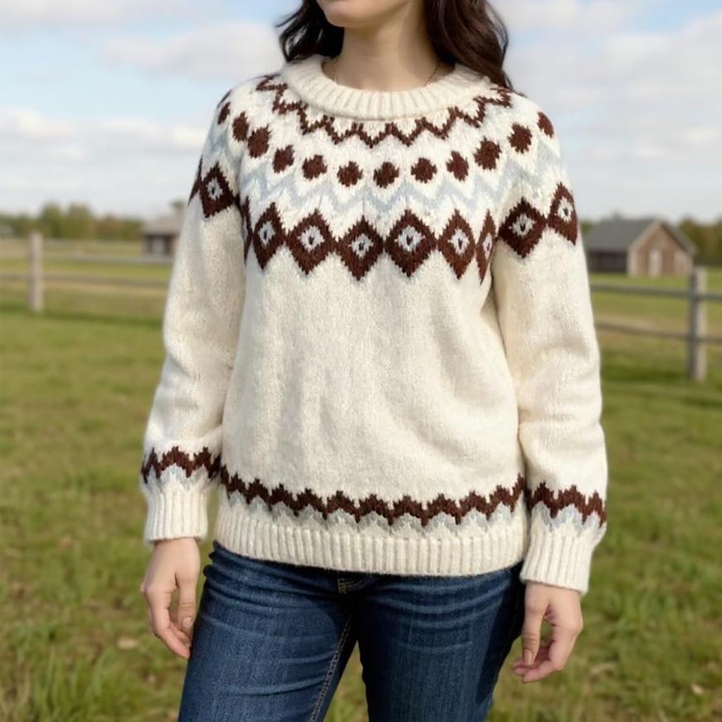 Женский модный свитер, круглый вырез, свободный пуловер, трикотажный свитер с длинными рукавами