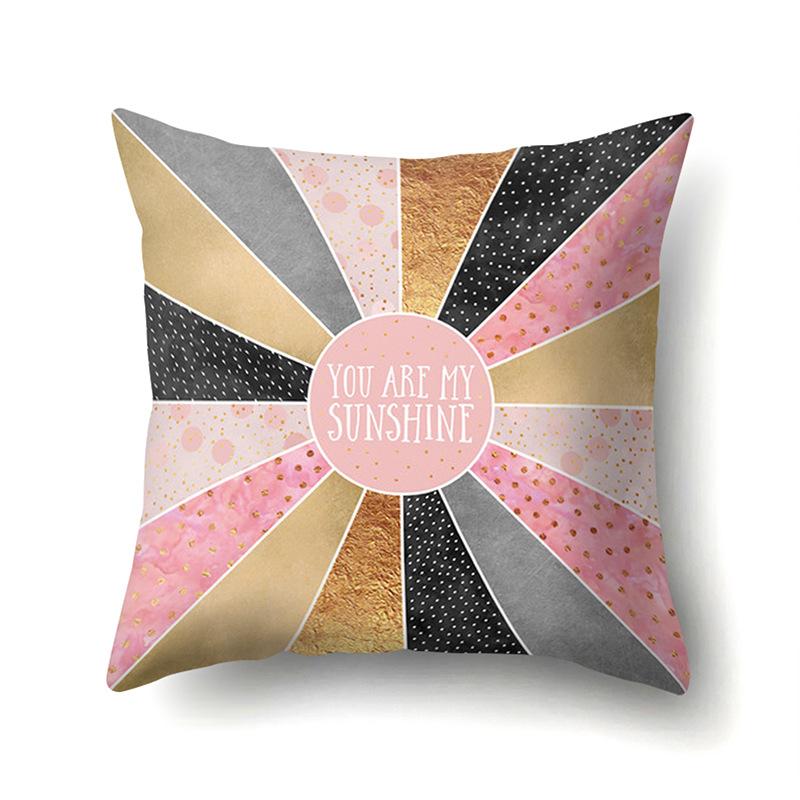 Polyester Pillowcase Automobile Decoration Home Printed Pillowcase