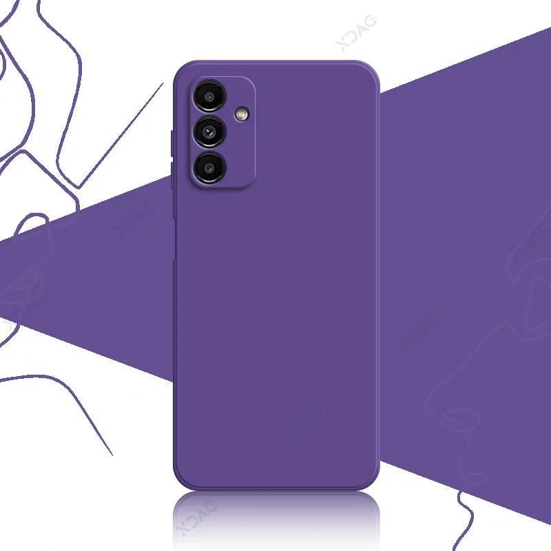 Милые модные силиконовые чехлы для Samsung Galaxy A13 A23 A33 A53 A73 5G SamsungA13 SamsungA23 360 Soft Square Liquid Armor