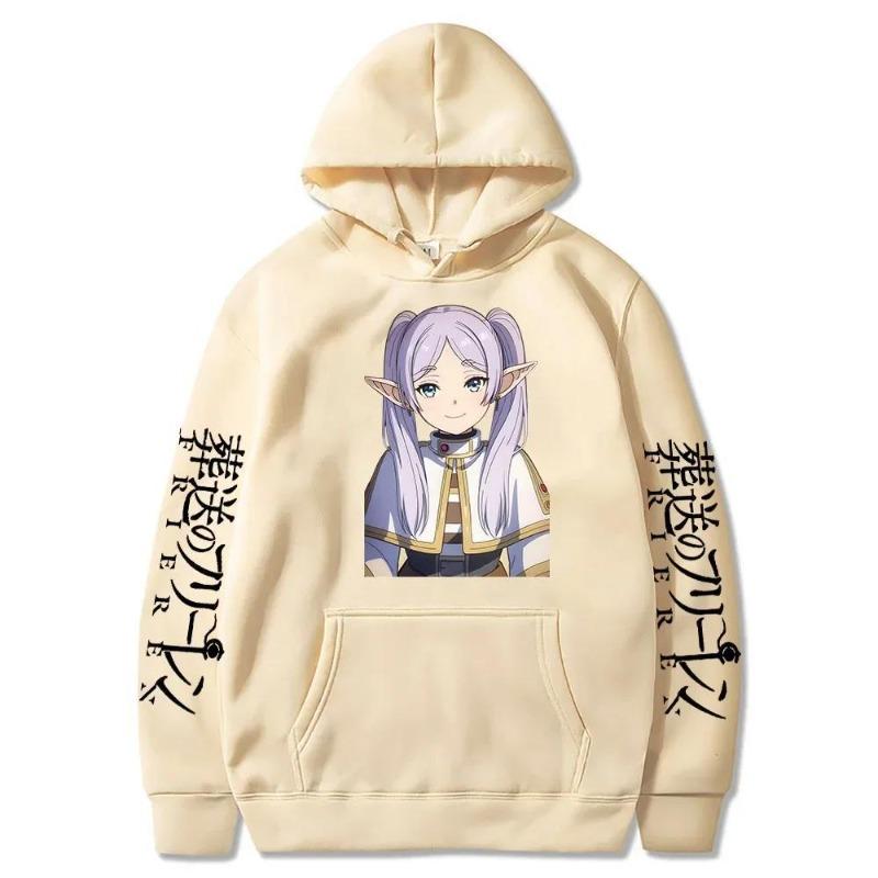 Japan Anime Frieren Beyond Journey's End Hoodies Design Men Women Sweatshirt Fleece Oversized Couples Casual Hoodies