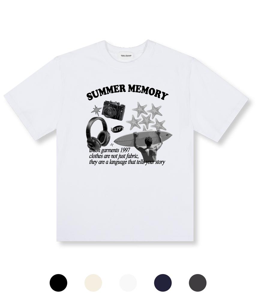 UNION GARMENTS Летняя футболка с коротким рукавом оверсайз 5 цветов