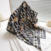 90 * 90cm New Twill Silk Simple Sun Protection Warm Large Square Scarf Shawl Headscarf For Women