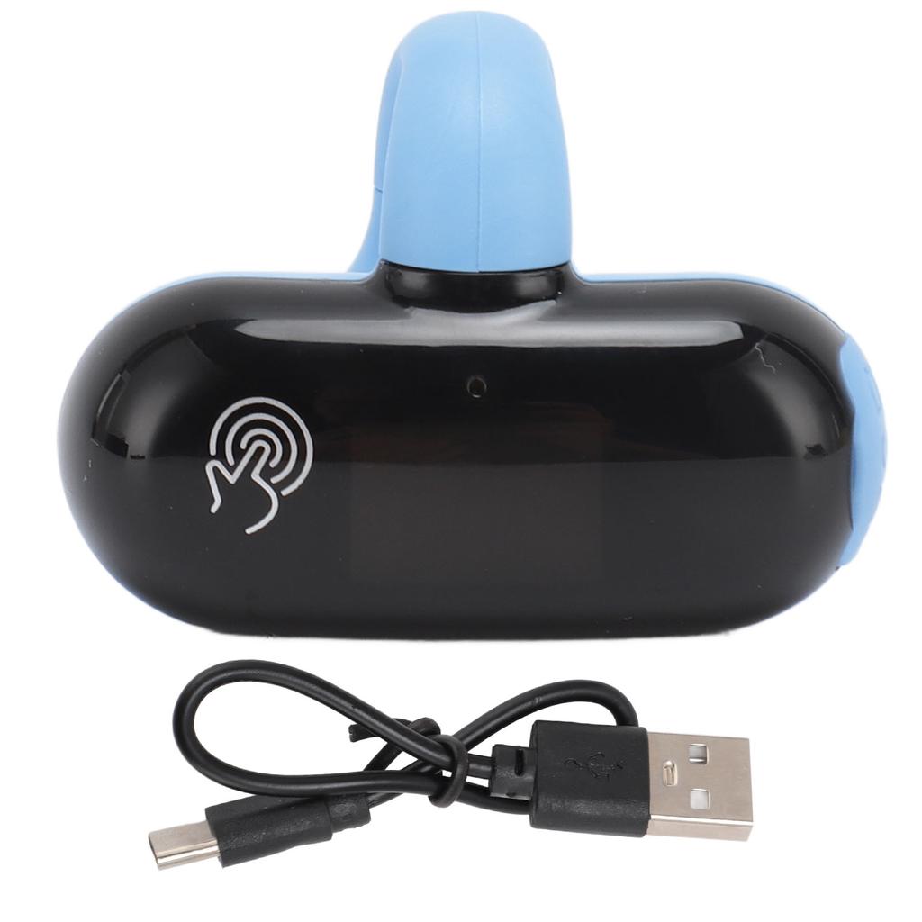 Беспроводные наушники-клипсы с открытым ухом Bluetooth 5.2 с костной проводимостью, безболезненные, сверхдлительное время ожидания, спортивные наушники-клипсы с цифровым дисплеем