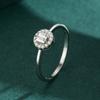 Tancise Classic 925 Sterling Silver  Zircon Ring Ladies Jewelry Wedding Promise Party Gift