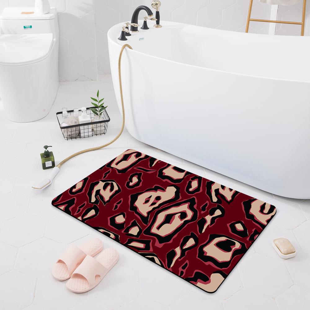 Non-slip Absorbent Mat Entry Door Mat Bathroom Shower Carpet Home Bathroom Bedroom Floor Kitchen Carpet