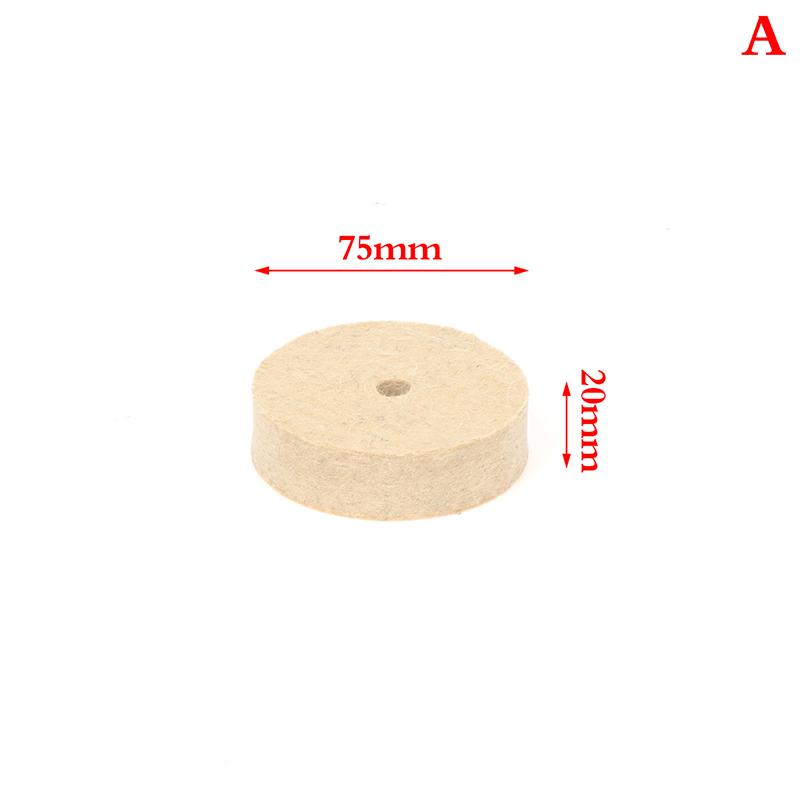 75-200mm Wool Polishing Wheel Buffing Pads Angle Grinder Wheel Felt Polishing Disc For Metal Marble Glass Ceramics