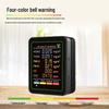 Детектор CO2 6-в-1: Измеряет углекислый газ, PM2.5, формальдегид, TVOC; Сертифицировано CO