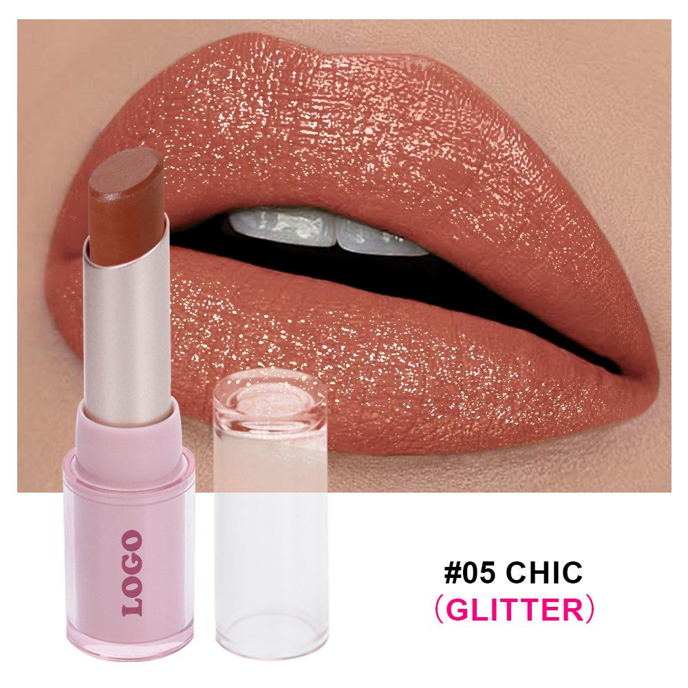 Перламутровый бальзам для губ: Высокоувлажняющая, питательная и придающая объем помада для длительного увлажнения