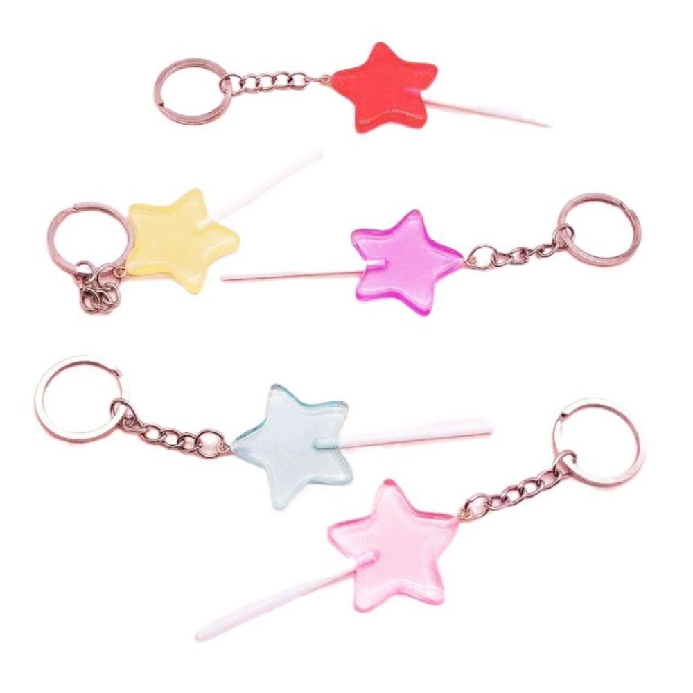 Resin Simulation Food Key Rings Lovely Handbag Pendants Candy Lollipop Keychain  Jewelry Gifts