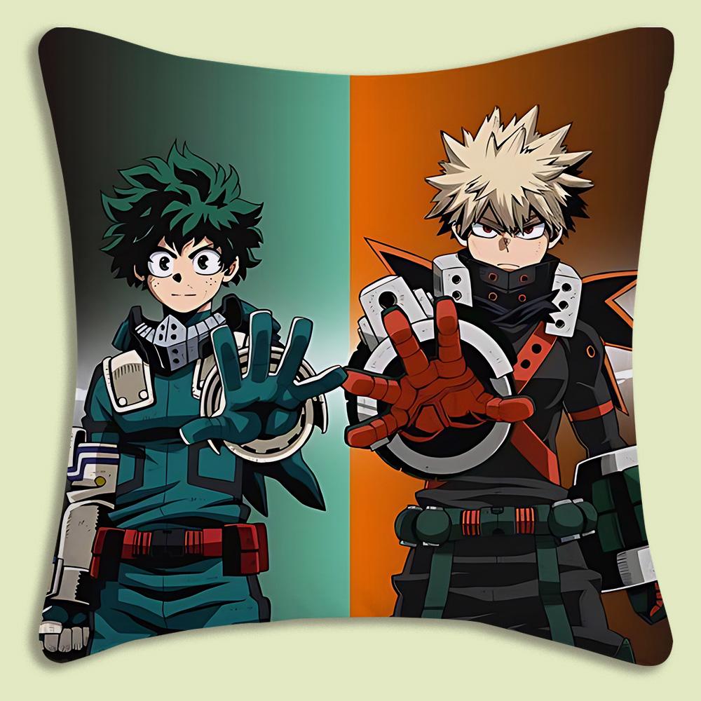 Аниме Hunter x Hunter Наволочки Мультяшные Декоративные для Дивана Домашние Двусторонние Короткий Плюш Милая Подушка