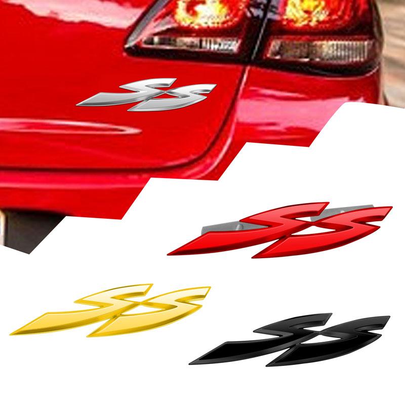 Car Styling Front Hood Grille Emblem Metal Badge SS Letter Logo Sticker For Holden Colorado HSV Commodore VT VX VE Cruze Captiva