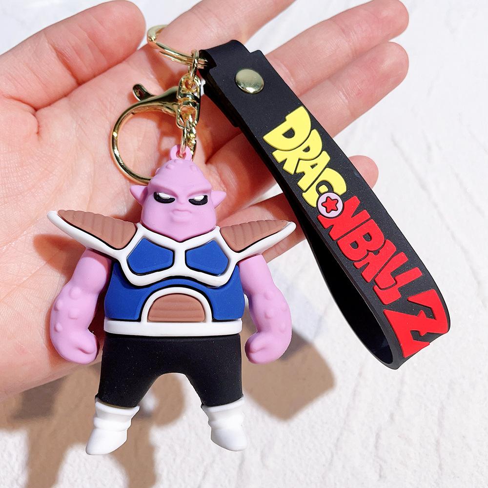 Брелок Dragon Ball Z Аниме Супер Сайян Гоку Фигурка Милый Брелок Подвеска на Сумку Украшение для Машины Аксессуары для Ключей Детская Игрушка Рождественские Подарки