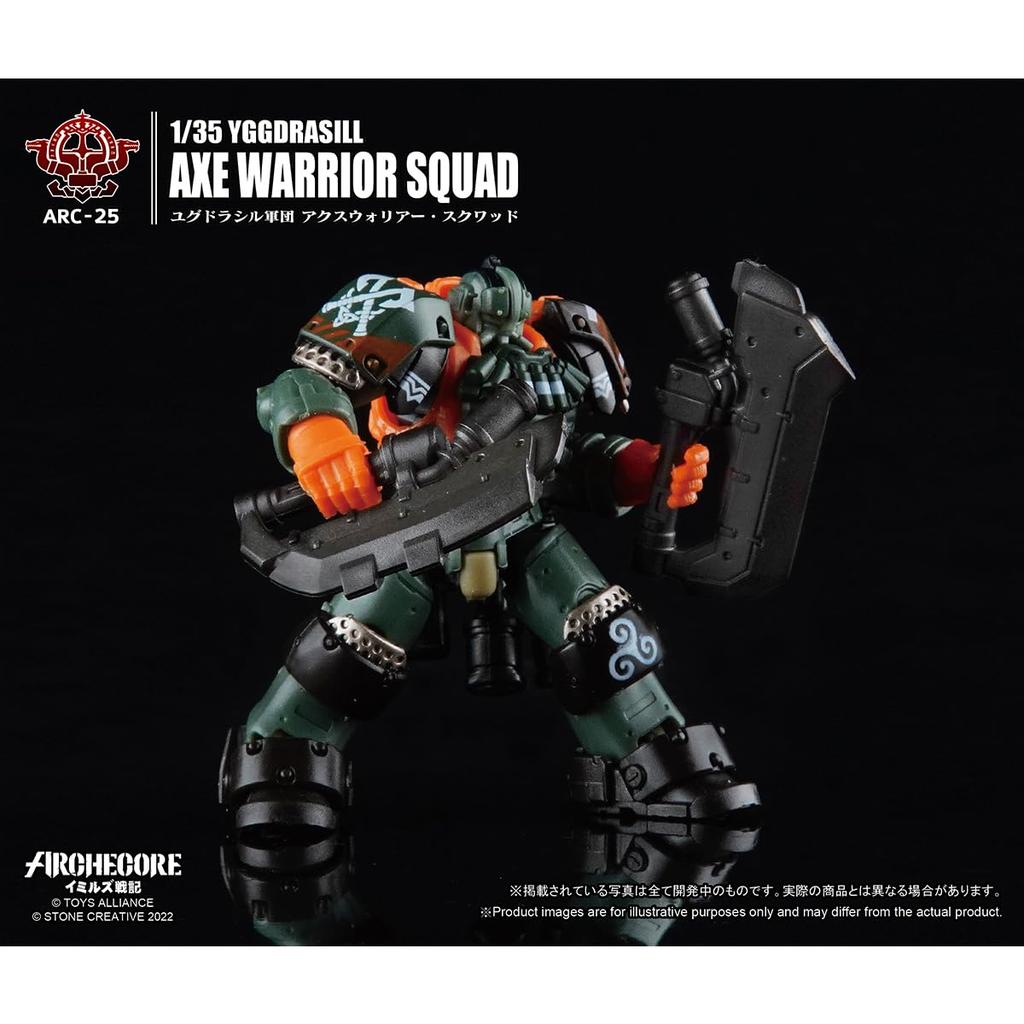 HiPlay TOY ALLIANCE 1/35 Scale Archecore ARC-25 Yggdrasil Corps Axe Warrior Squad Action Figure (Pre-painted, Assembled)