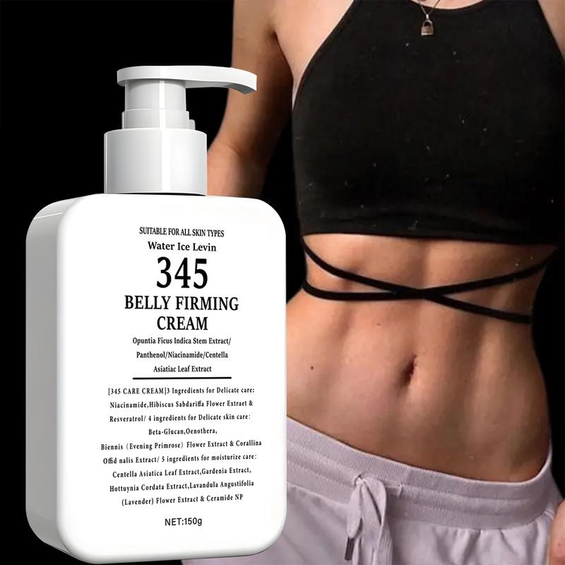 345 Belly Firming Cream with Niacinamide & Centella - 3-4-5 Complex for Delicate Skin Care & Moisturizing