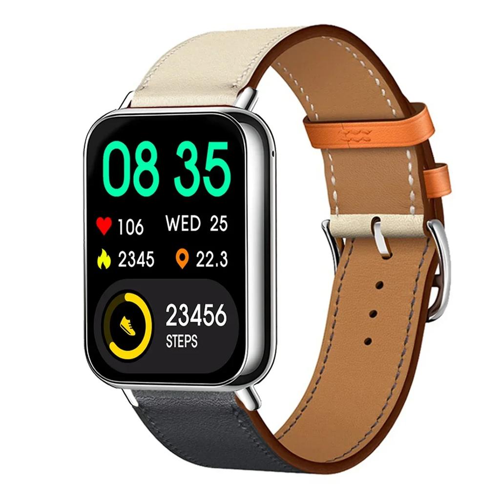 Кожаный ремешок-петля для Redmi Watch 5, ремешок для Watch 4, для Xiaomi Mi 9 pro, Active, браслет, аксессуары для Mi Band 8 pro, Correa