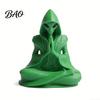 Декор для медитативного стола, 3D-печатная статуэтка инопланетянина, Дзен-декор, Милая внеземная фигурка для киберспортивной комнаты, домашнего офиса, Научная фантастика